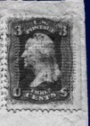Egymillió dollárért kelt el egy 1868-ban kibocsátott háromcentes postabélyeg