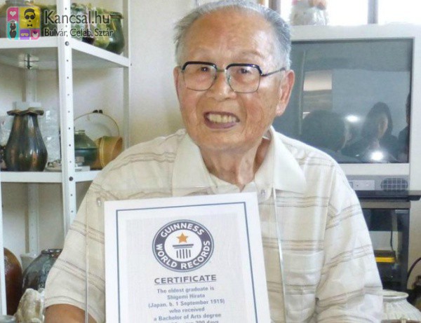 A legidősebb frissdiplomás: 96 évesen szerzett diplomát az idős férfi