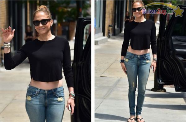 J-Lo haspólóban flangált New York utcáin