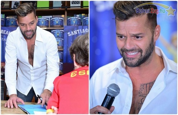 Kivillantotta tetoválását Ricky Martin
