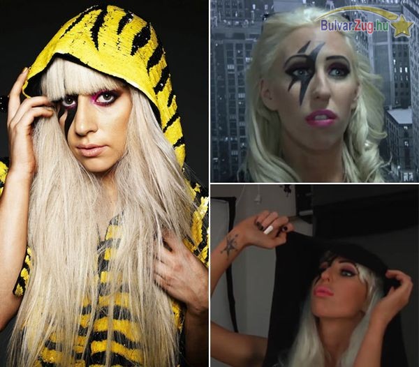 Lady Gaga magyar hasonmása