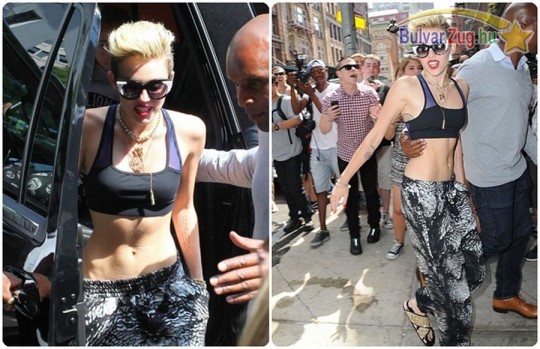 Lenge öltözetben járja New York utcáit Miley Cyrus