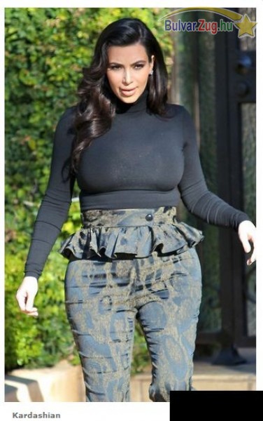 Kim Kardashian-ról készült nem túl előnyös kép