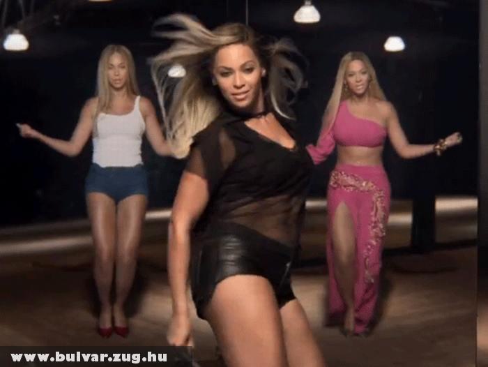 Nem túl sokat takaró ruhában riszálja Beyoncé