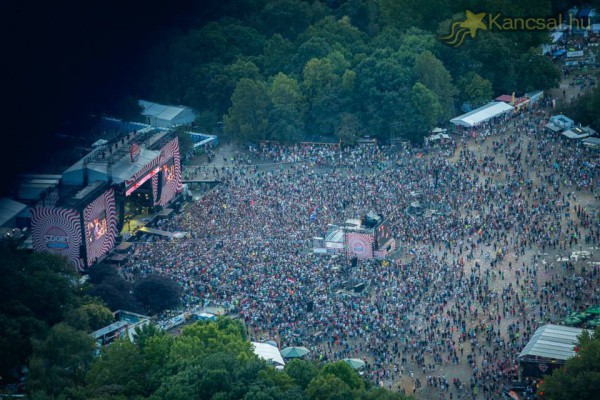 Sziget 2014 - nagyszinpad fentről