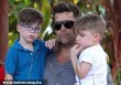 Ricky Martin állatkertbe vitte gyerekeit