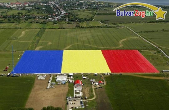 Guiness Világrekord Romániában: a világ legnagyobb zászlaja
