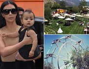 Egy egész fesztivált szervezett lánya első szülinapjára Kim Kardashian és Kanye West